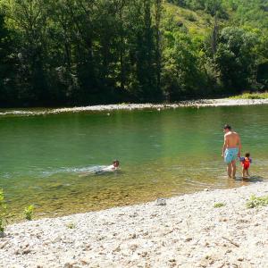 Baignade dans le Tarn